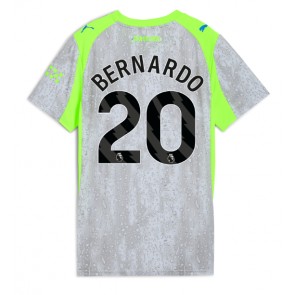 Lacne Ženy Futbalové dres Manchester City Bernardo Silva #20 2025-26 Krátky Rukáv - Tretina